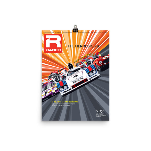 RACER Issue 322 Cover Poster