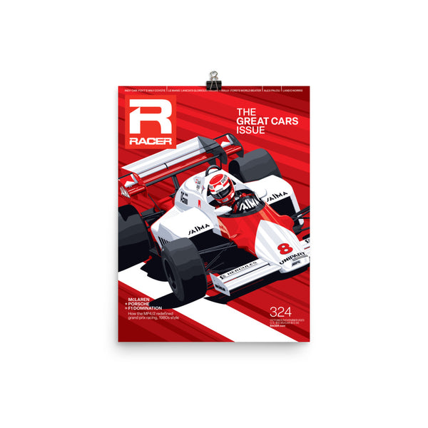 RACER Issue 324 Cover Poster