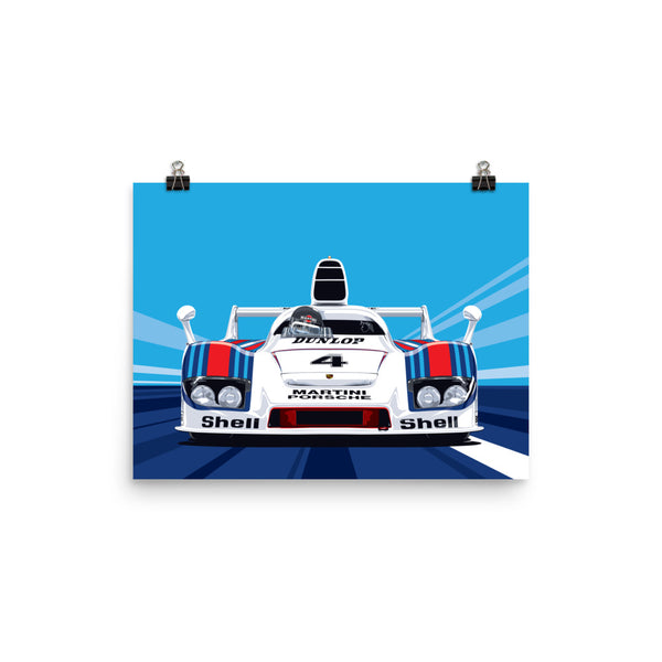 Jacky Ickx Porsche 936 Poster