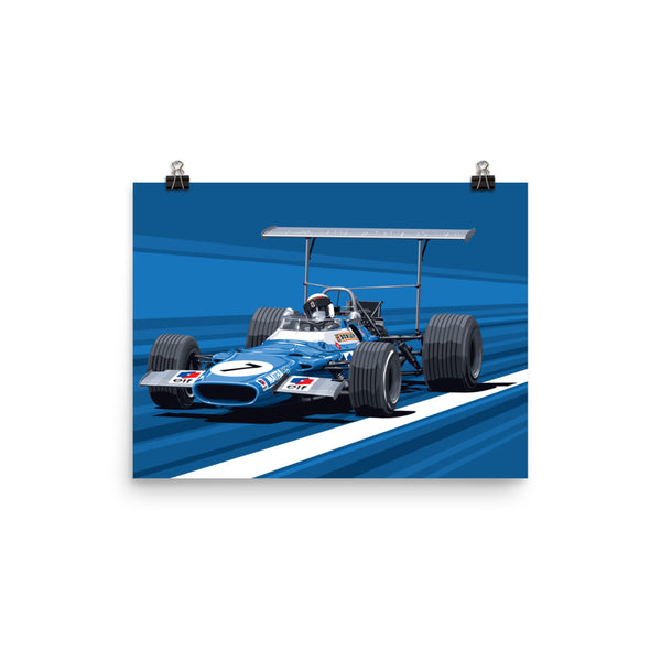 Jackie Stewart's Matra MS80 Poster