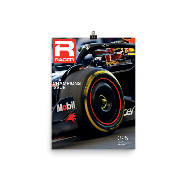RACER Issue 325 Cover Poster