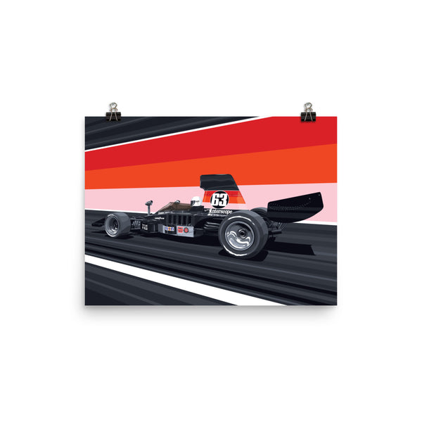 Danny Ongais F5000 Poster