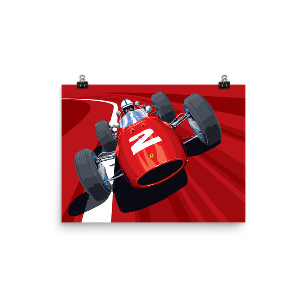 John Surtees 1964 Poster