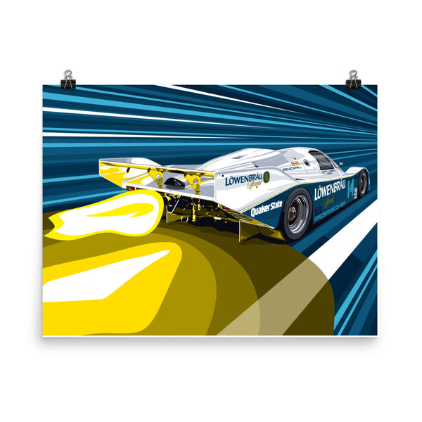 Lowenbrau Porsche 962 Poster
