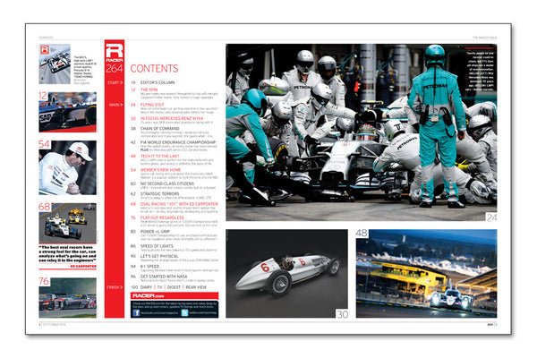 RACER Number 264: The Insider Issue