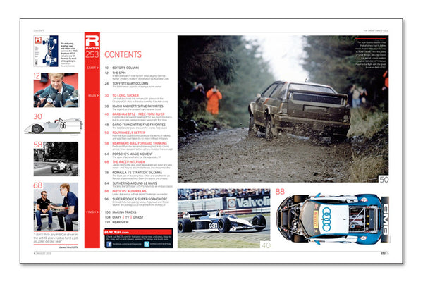 RACER Number 253: The Great Cars II Issue