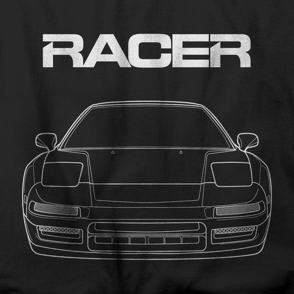 Acura NSX Line Art - Black Short Sleeve Hanes Beefy-T