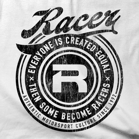 Vintage Look "Then Some Become Racers" Short Sleeve Hanes Beefy-T