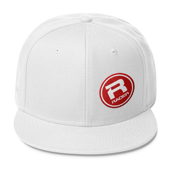 RACER Round Tilt Logo Wool Blend Snapback