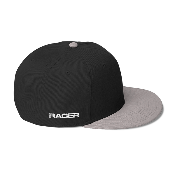 RACER Round Tilt Logo Wool Blend Snapback