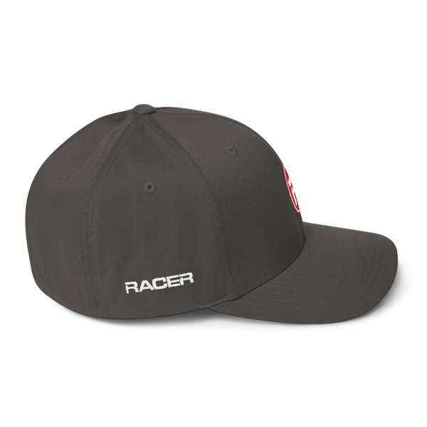RACER Round "R" Logo Structured Twill Cap