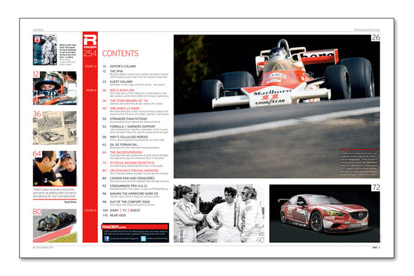 RACER Number 254: The Racing Movies Issue