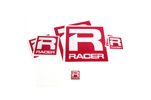 RACER Lapel Pin & Sticker Set