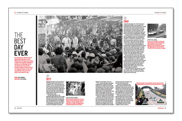 Number 299: The 2019 Legendary Races Issue