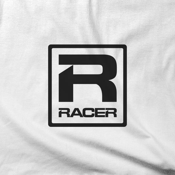 RACER Black Square Logo - Short Sleeve T-Shirt