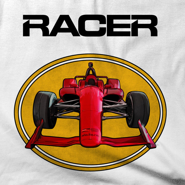 2018 Indy Car Illustrated White Hanes Beefy-T