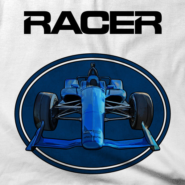 2018 Indy Car Illustrated White Hanes Beefy-T