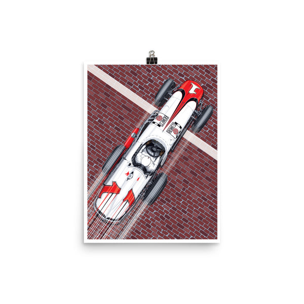 A.J, Foyt, 1961 Indianapolis 500 Win Poster