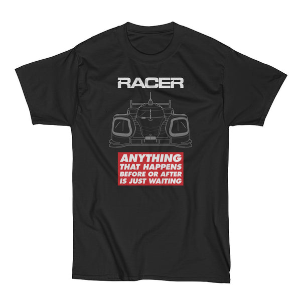RACER Prototype "Just Waiting" Short Sleeve Black Hanes Beefy-T