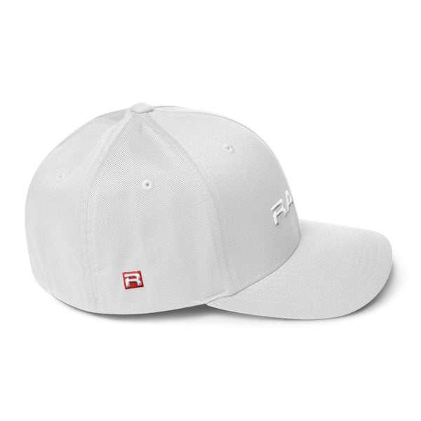 RACER Horizontal White Logo Structured Twill Cap