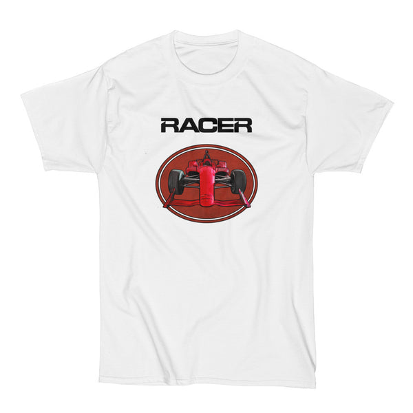 2018 Indy Car Illustrated White Hanes Beefy-T