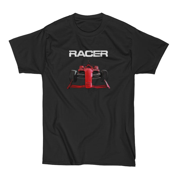 2018 Indy Car Illustrated Short Sleeve Black Hanes Beefy-T