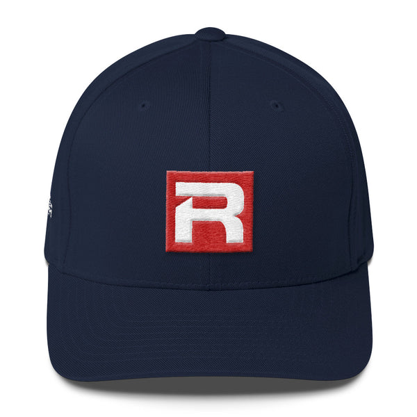 RACER Square "R" Logo Structured Twill Cap - 4 colors