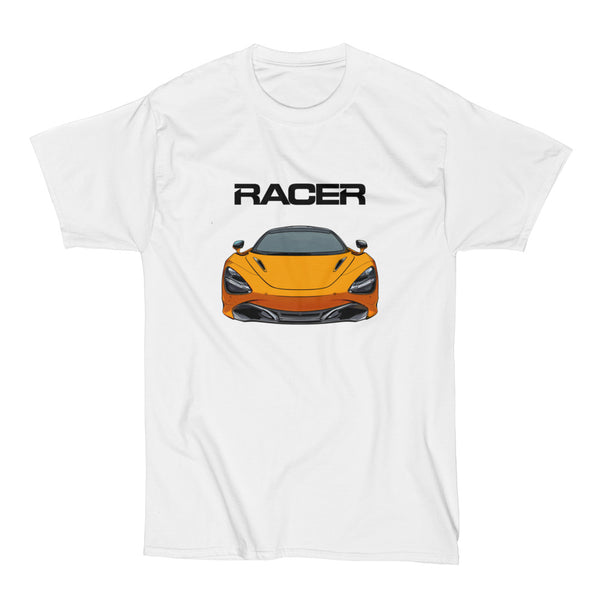 McLaren 720S Illustrated - White Short Sleeve Hanes Beefy-T