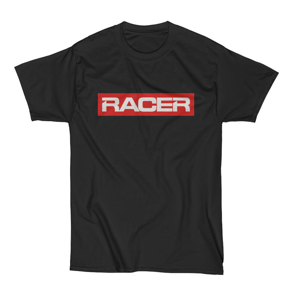 RACER "Big Logo" Short Sleeve Black Hanes Beefy-T