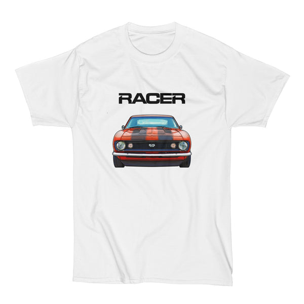 Camaro SS396 Illustrated - White Short Sleeve Hanes Beefy-T
