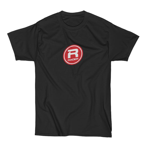 RACER Red Oval Logo - Short Sleeve Hanes Beefy T - 2 colors