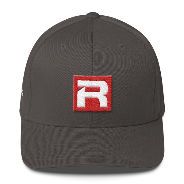 RACER Square "R" Logo Structured Twill Cap - 4 colors