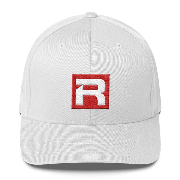 RACER Square "R" Logo Structured Twill Cap - 4 colors
