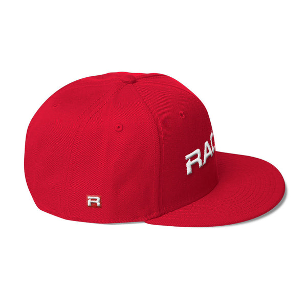 RACER Horizontal White Logo Wool Blend Snapback - 7 colors