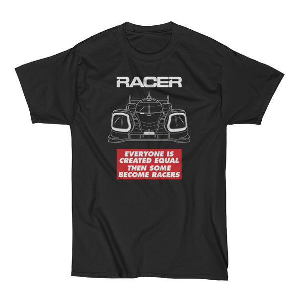 RACER Prototype "Some Become Racers" Short Sleeve Black Hanes Beefy-T
