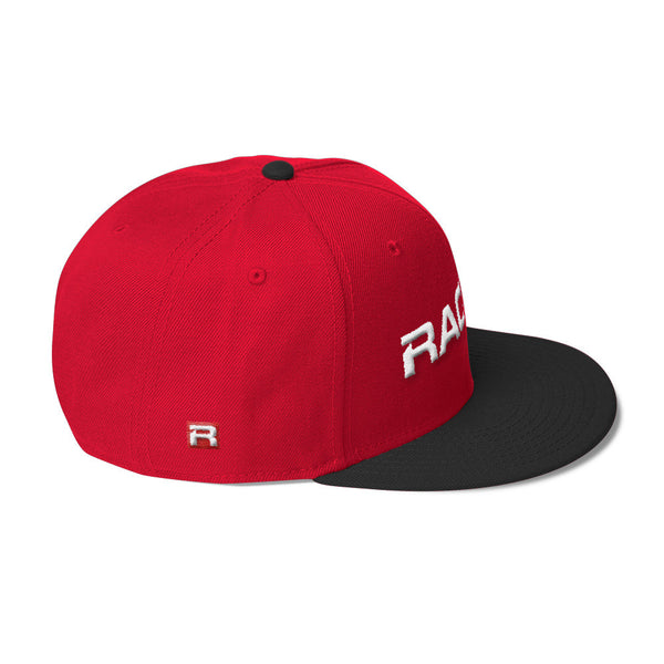 RACER Horizontal White Logo Wool Blend Snapback - 7 colors