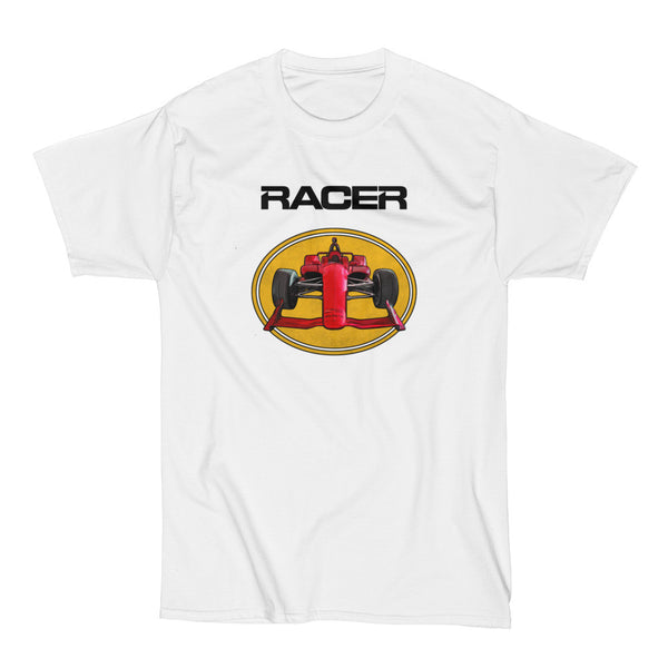 2018 Indy Car Illustrated White Hanes Beefy-T