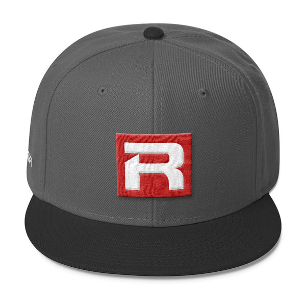 RACER Square "R" Logo Wool Blend Snapback - 7 colors