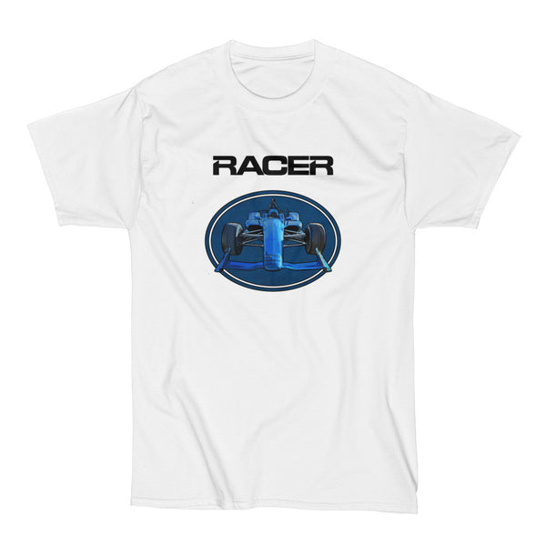 2018 Indy Car Illustrated White Hanes Beefy-T