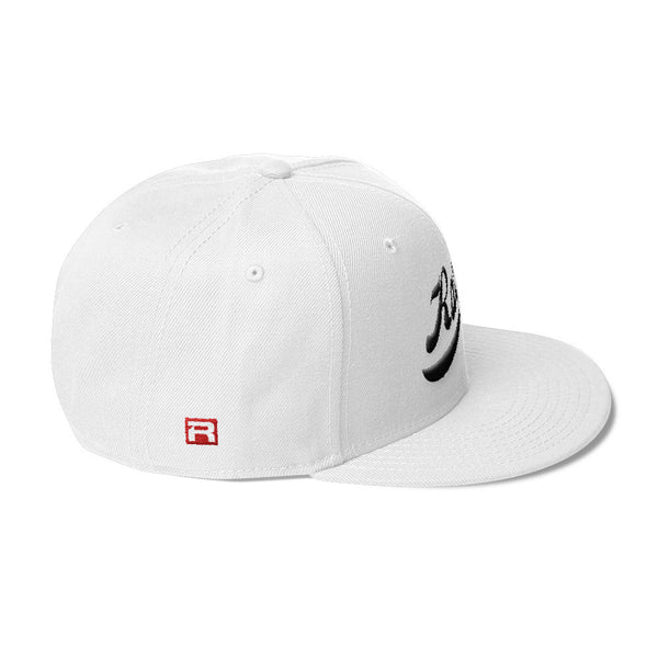 RACER Vintage Script Black Wool Blend Snapback - 4 colors