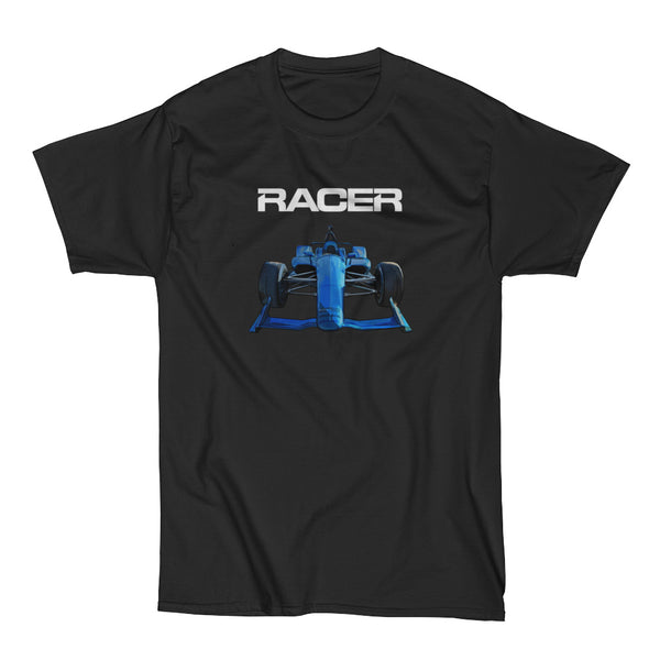 2018 Indy Car Illustrated Black Short Sleeve Hanes Beefy-T