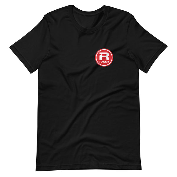 RACER Red Round Logo - Short Sleeve T-Shirt - 2 colors