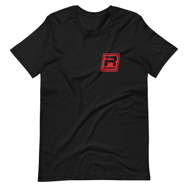 RACER Red Skewed Logo - 2 Colors