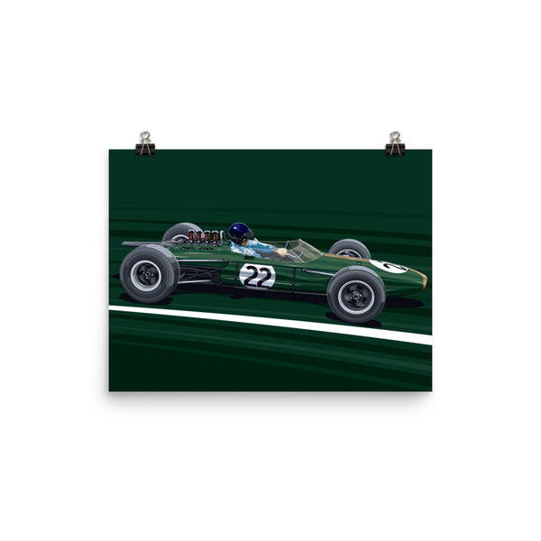 Dan Gurney Brabham BT7-Climax Poster