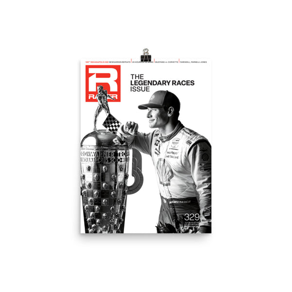 RACER Issue 329 Cover Poster