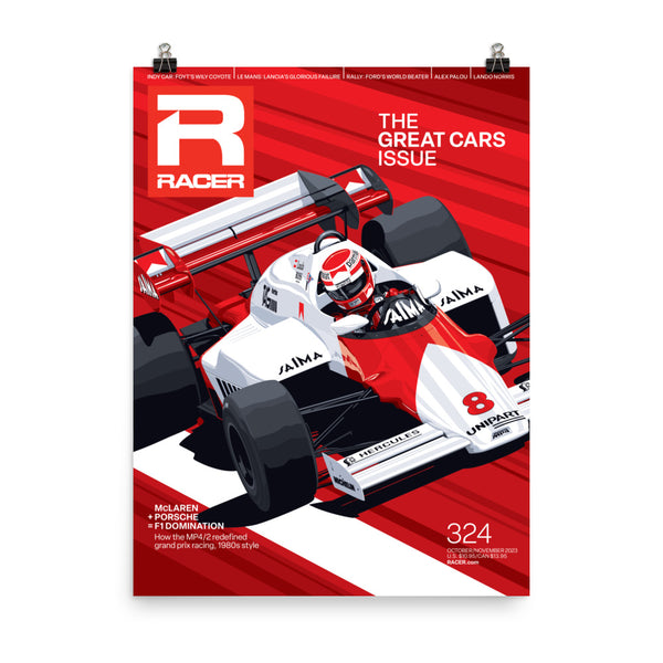 RACER Issue 324 Cover Poster