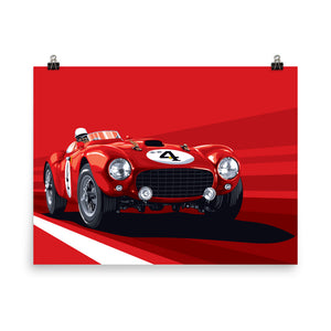 1954 Ferrari 375 Plus Poster
