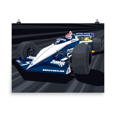 Martini Brabham BT44B 1975 Poster for Sale by FromThe8Tees