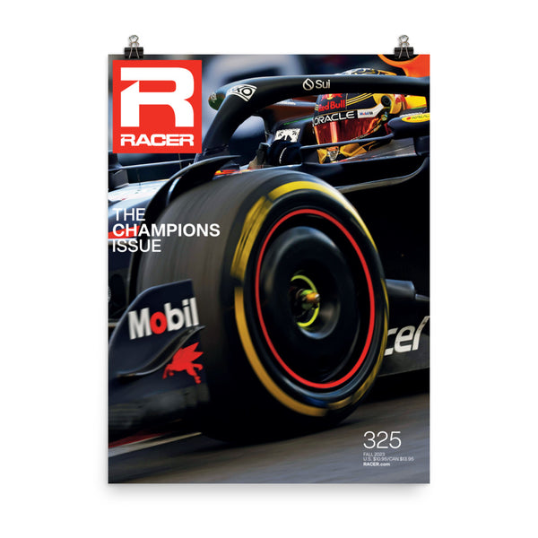 RACER Issue 325 Cover Poster