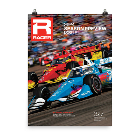 RACER Issue 327 Cover Poster